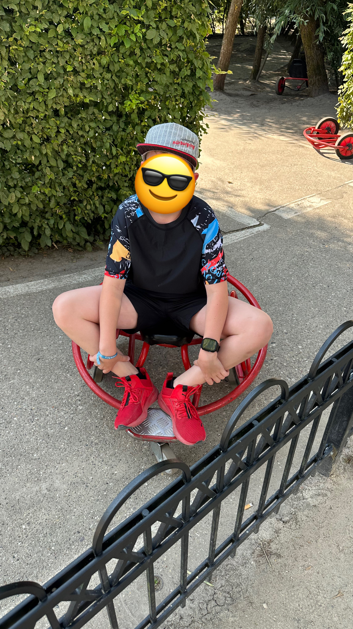 Auf der Fahrbahn
